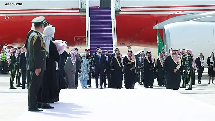 Cumhurbaşkanı Erdoğan, Suudi Arabistan'da