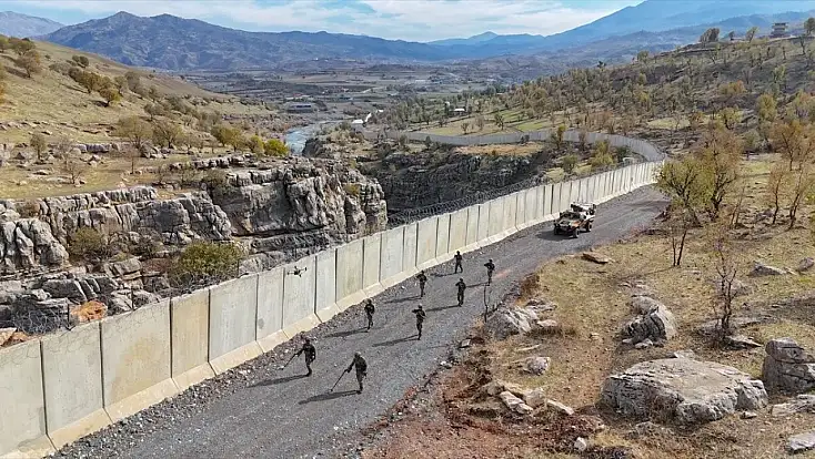 Irak Sınırına 2 Bin 152 Metre Güvenlik Duvarı İnşa Edildi