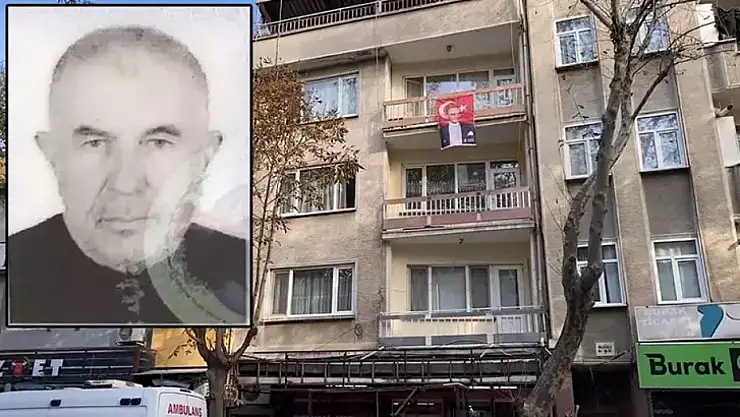 1'inci kattan düşün yaşlı adam öldü