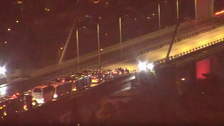 15 Temmuz Şehitler Köprüsü Çift Yönlü Trafiğe Kapatıldı