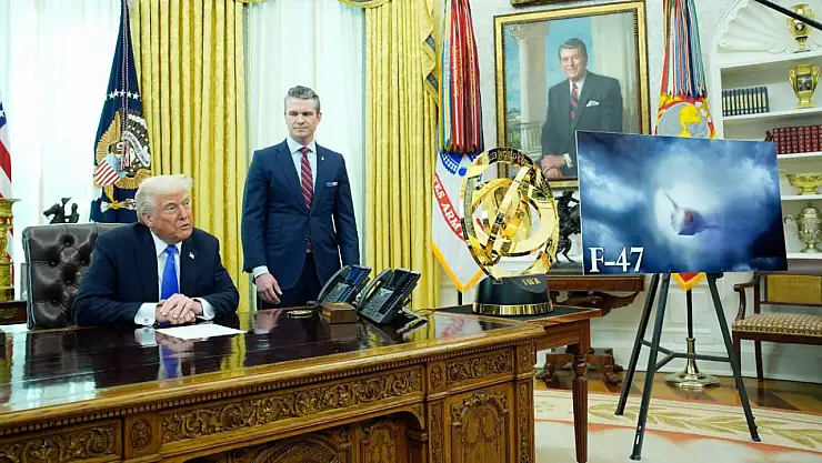 ABD Başkanı Trump, 6. Nesil Savaş Uçağı F-47'yi Tanıttı