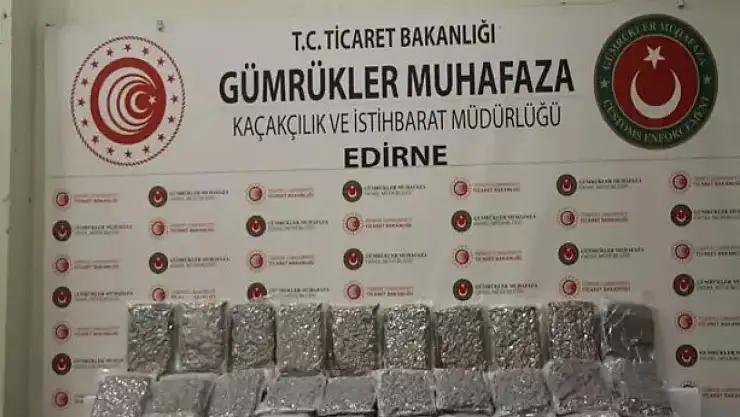 Ağrı, Edirne ve Iğdır'da 4 milyar 385 milyon TL değerinde uyuşturucu madde ele geçirildi