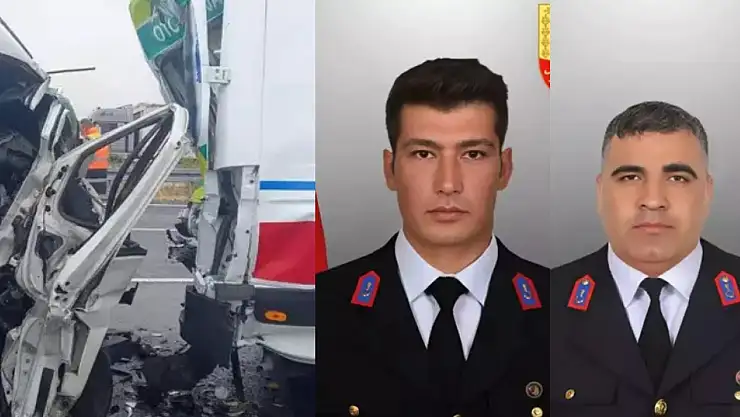Aksaray'da otoyolda katliam gibi kaza: 2 asker şehit oldu, 1 sivil öldü