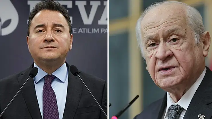 Ali Babacan Devlet Bahçeli ile Terörist Başı Öcalan'ın Çağrısını Görüştü