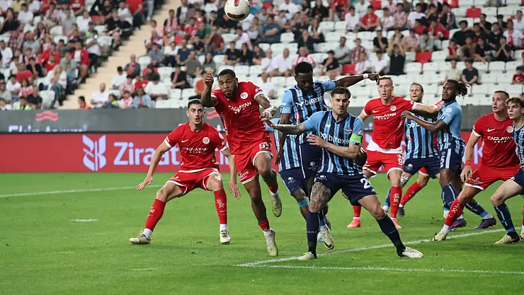 Antalyaspor Adanademirspor'u 2-1 Mağlup Etti