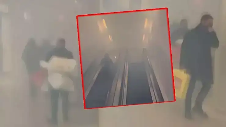 AVM'de Yangın Paniği