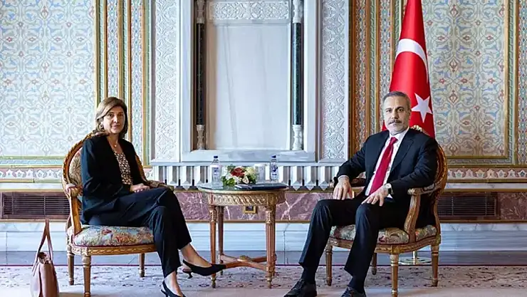 Bakan Fidan, BM Genel Sekreteri'nin Kıbrıs Temsilcisi Holguín'i Kabul Etti