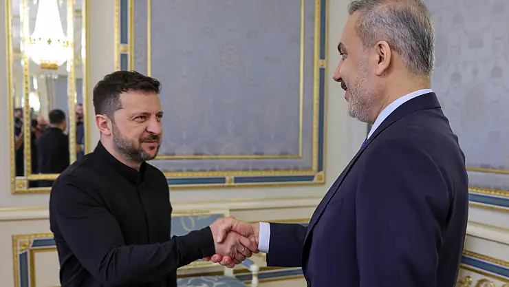 Bakan Fidan Zelensky ile görüştü! Görüşmede neler konuşuldu?