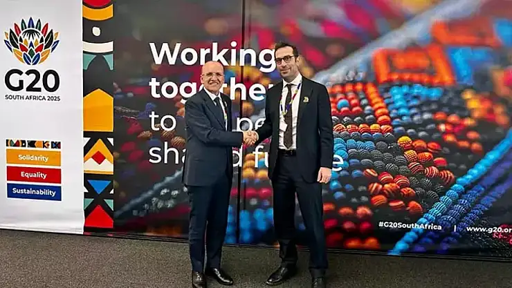 Bakan Şimşek, İspanya Ekonomi Bakanı Cuerpo ile bir araya geldi