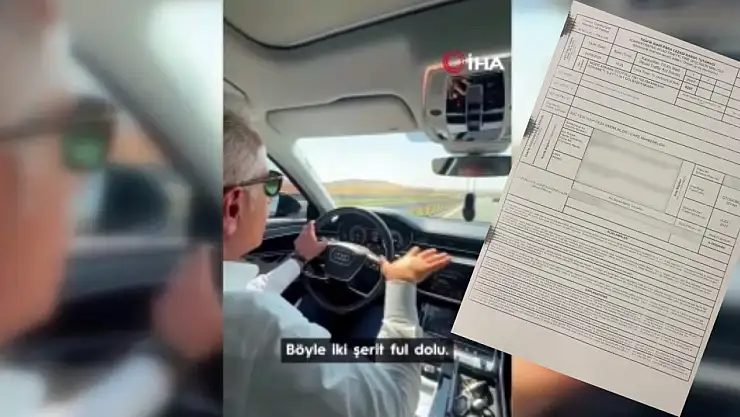 Bakan Uraloğlu'na, Ankara-Niğde Otoyolu'nda radar cezası kesildi