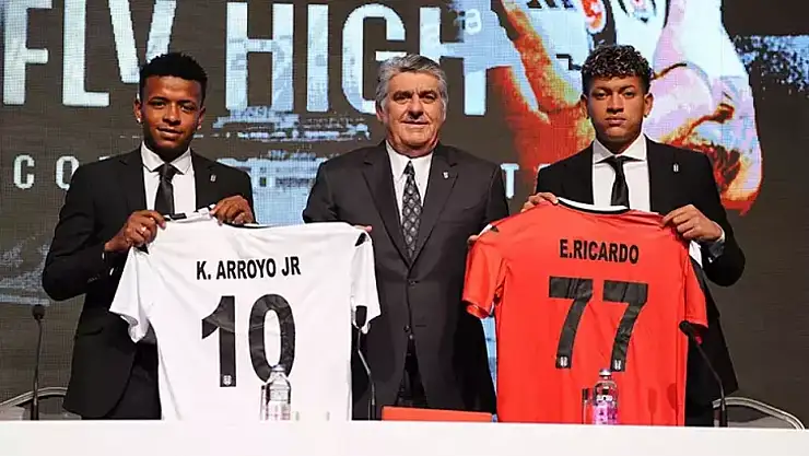 Beşiktaş'ta Keny Arroyo ve Elan Ricardo için imza töreni düzenlendi