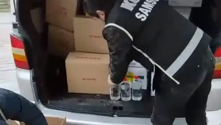 ÇENGEL-6 Operasyonunda 1 ton 56 litre etil alkol ele geçirilidi