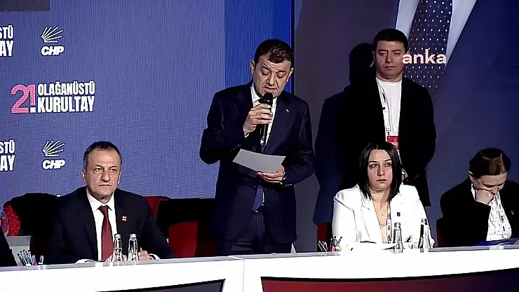 CHP Kurultayında Ekrem İmamoğlu'nun Mesajı Okundu