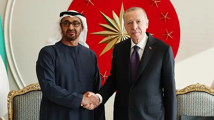 Cumhurbaşkanı Erdoğan, BAE Devlet Başkanı  ile görüştü