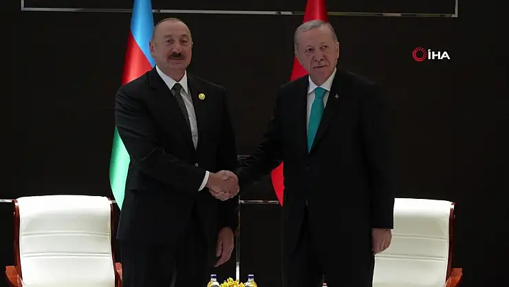 Cumhurbaşkanı Erdoğan Çin'de Aliyev ve Paşinyan ile bir araya geldi