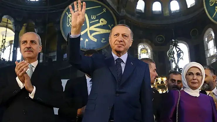 Cumhurbaşkanı Erdoğan'dan Ayasofya Camii Paylaşımı