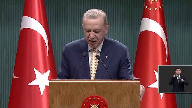 Cumhurbaşkanı Erdoğan'dan Kabine Toplantısı sonrası açıklama