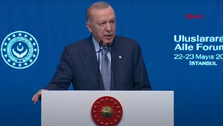 Cumhurbaşkanı Erdoğan'dan Uluslararası Aile Forumu Kapanış Programı'nda açıklamalar!
