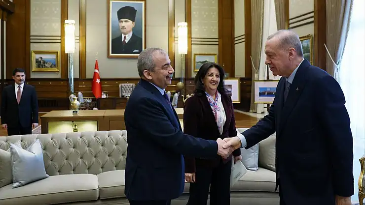 Cumhurbaşkanı Erdoğan DEM Parti heyetini kabul etti! DEM Parti'den açıklama