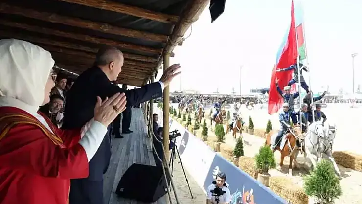 Cumhurbaşkanı Erdoğan, Etnospor Kültür Festivali'ni Ziyaret Etti