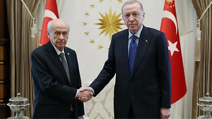 Cumhurbaşkanı Erdoğan ile Bahçeli Bir Araya Geldi