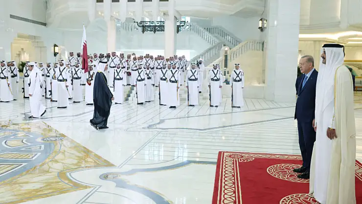 Cumhurbaşkanı Erdoğan, Katar Emiri Al Sani ile görüştü