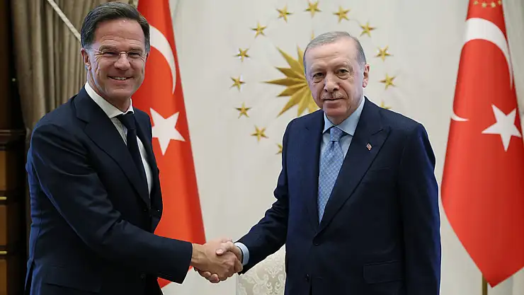 Cumhurbaşkanı Erdoğan, NATO Genel Sekreteri Rutte'yi Kabul Etti