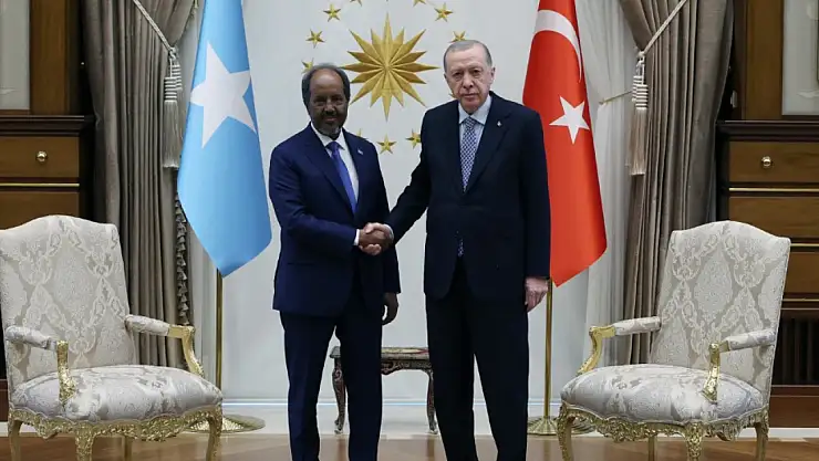 Cumhurbaşkanı Erdoğan, Somali Cumhurbaşkanı Şeyh Mahmud İle Görüştü