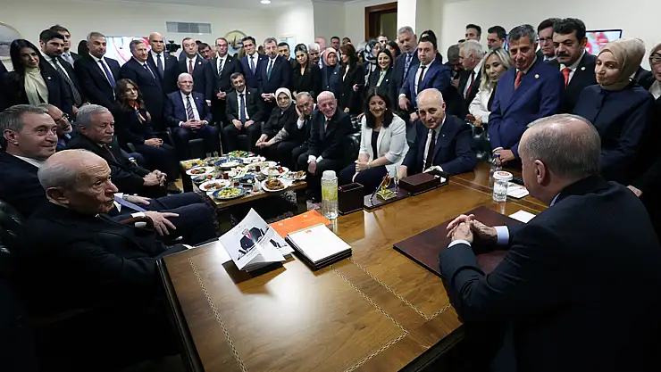 Cumhurbaşkanı Erdoğan, TBMM'de Siyasi Parti Genel Başkanları İle Görüştü