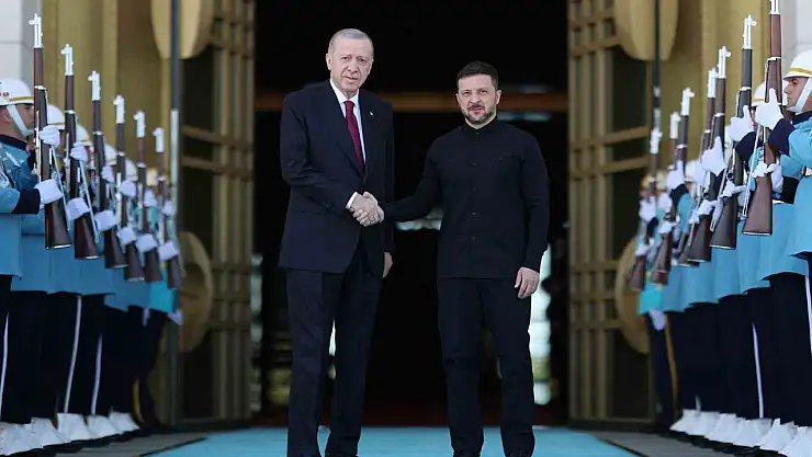 Cumhurbaşkanı Erdoğan, Ukrayna Devlet Başkanı Zelenskiy İle Görüştü