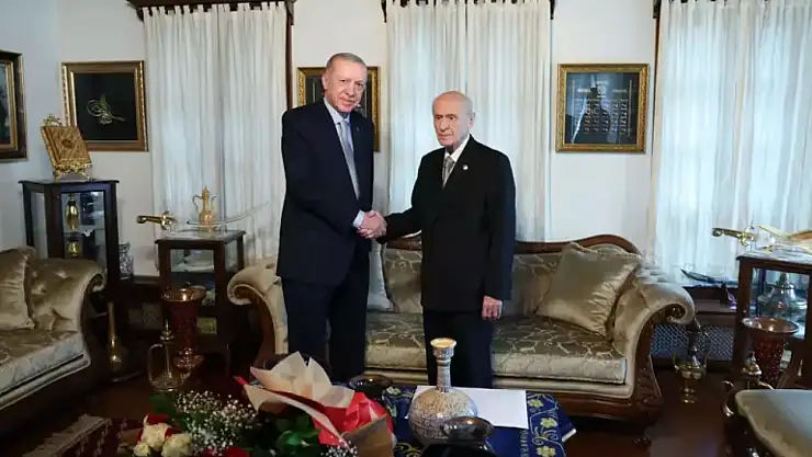 Cumhurbaşkanı Erdoğan ve Bahçeli Bir Araya Geldi