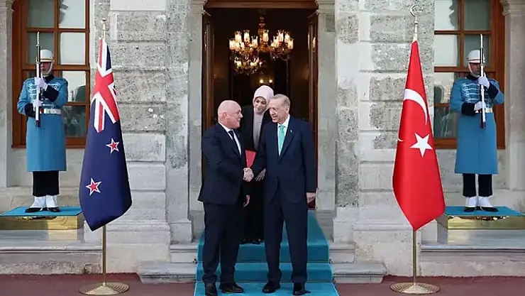 Cumhurbaşkanı Erdoğan, Yeni Zelanda Başbakanı Luxon'u Kabul Etti