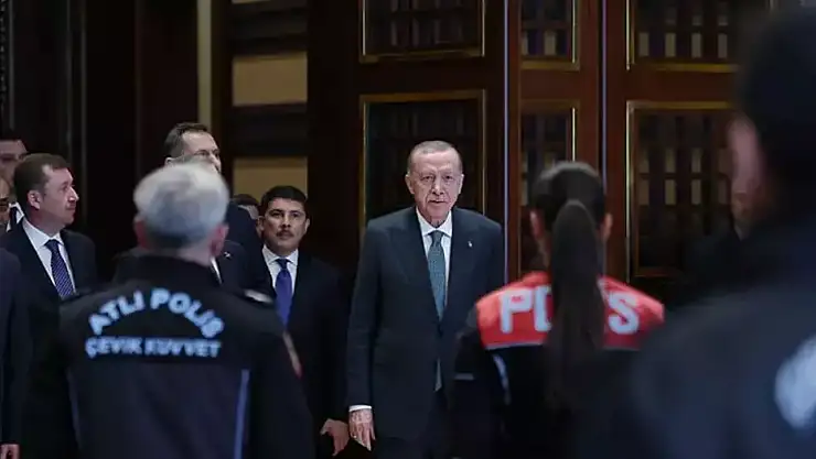 Cumhurbaşkanlığı Külliyesi'nde Polis Haftası Töreni