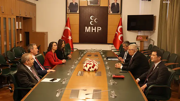 DEM Parti heyetinin MHP ziyareti sona erdi! MHP'den açıklama