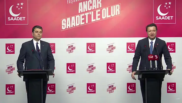 Demokrat Parti Genel Başkanı Uysal, Saadet Partisi Genel Başkanı Arıkan'ı ziyaret etti