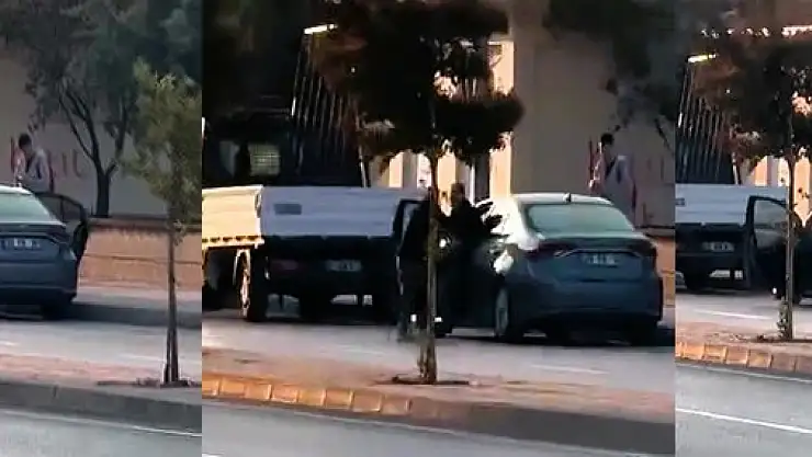 Denizli'de 17 yaşındaki bir şahıs, yanında 3 çocuğuyla aracına binen okul müdürüne silahla saldırdı!