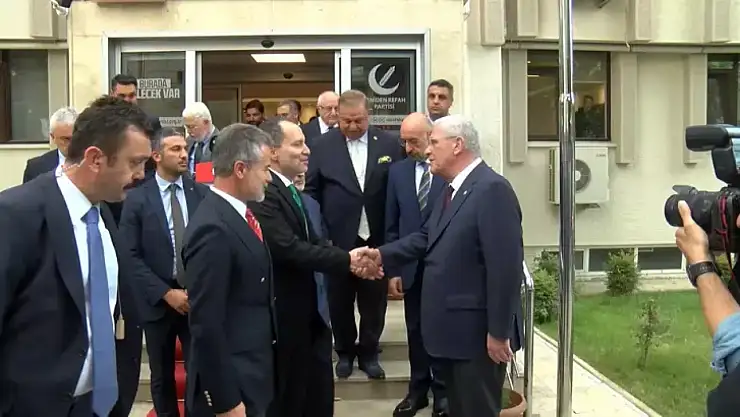 Dervişoğlu, Erbakan ile bir araya geldi