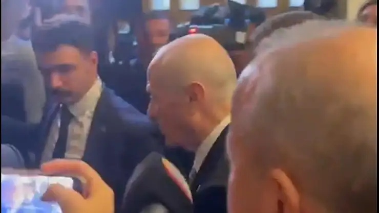 Devlet Bahçeli, Serdar Öktem sorularını yanıtlamadı