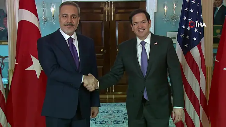 Dışişleri Bakanı Fidan, ABD Dışişleri Bakanı Rubio ile bir araya geldi