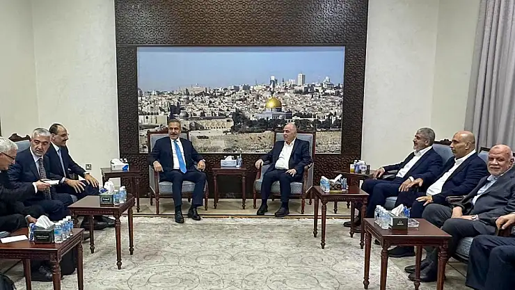 Dışişleri Bakanı Fidan Ve MİT Başkanı Kalın Hamas Liderleriyle Bir Araya Geldi
