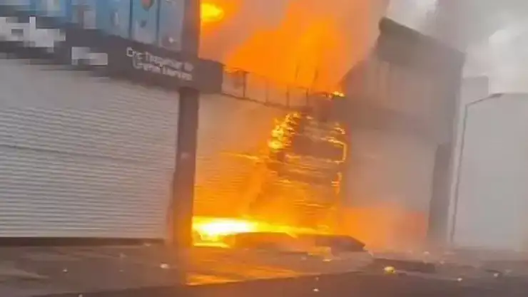 Diyarbakır'da, oto sanayi sitesinde patlama