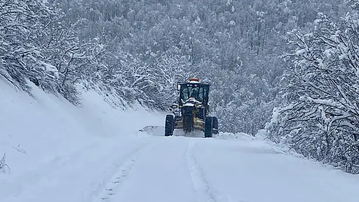 Doğu Kara Teslim 102 Köy Yolu Ulaşıma Kapandı