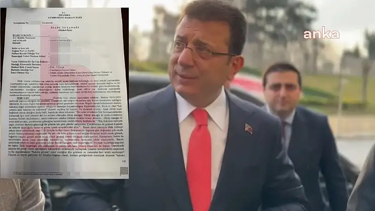 Ekrem İmamoğlu İfade Verdi! İşte İfadesinin Tamamı