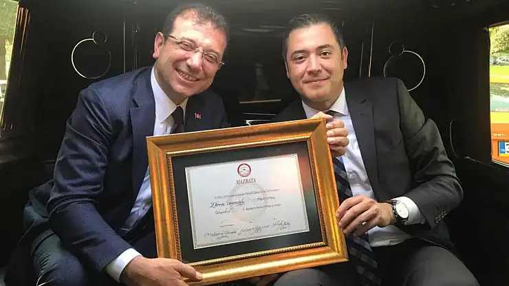 Ekrem İmamoğlu Mazbatasını Aldı