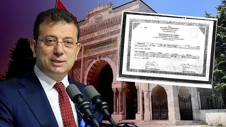 Ekrem İmamoğlu'nun diploması İstanbul Üniversitesi'nin veri tabanından kaldırdı