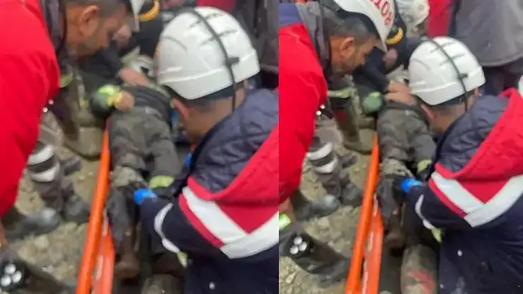 Elazığ'da maden ocağında göçük! 2 işçinin üzerine taş düştü
