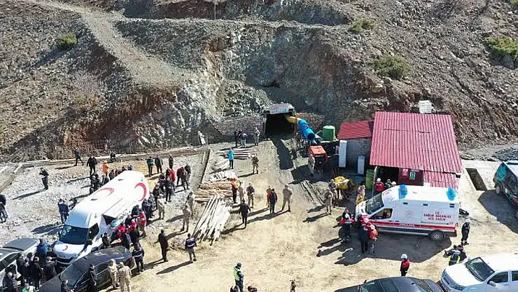 Elazığ'da madende göçük: 1 işçi mahsur kaldı!