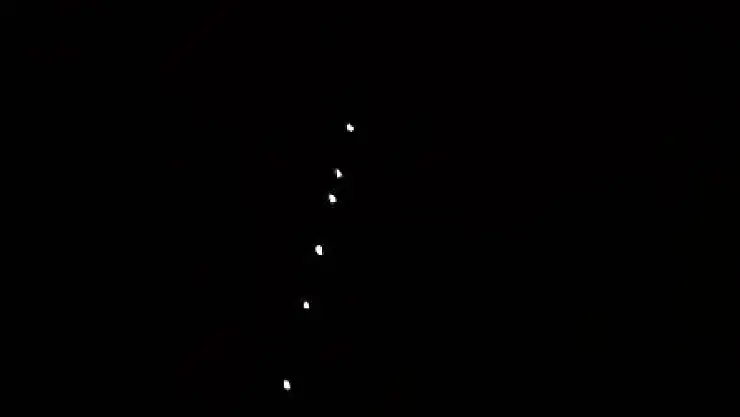 Elon Musk'ın uydusu Starlink Erzincan'dan Görüldü