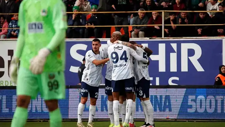 Fenerbahçe Alanya deplasmanından 3 puanla dönüyor!