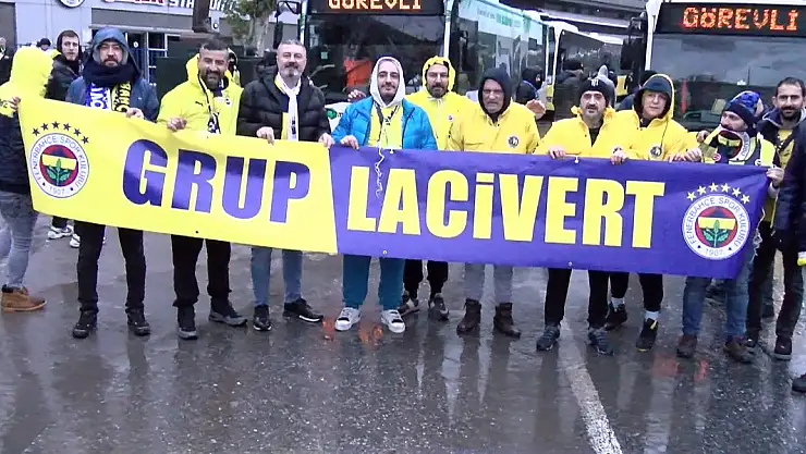 Fenerbahçe taraftarları, 25 otobüsle derbiye gidiyor